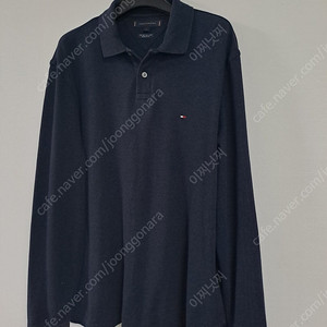 타미힐피거 남성 긴팔 카라 셔츠 L