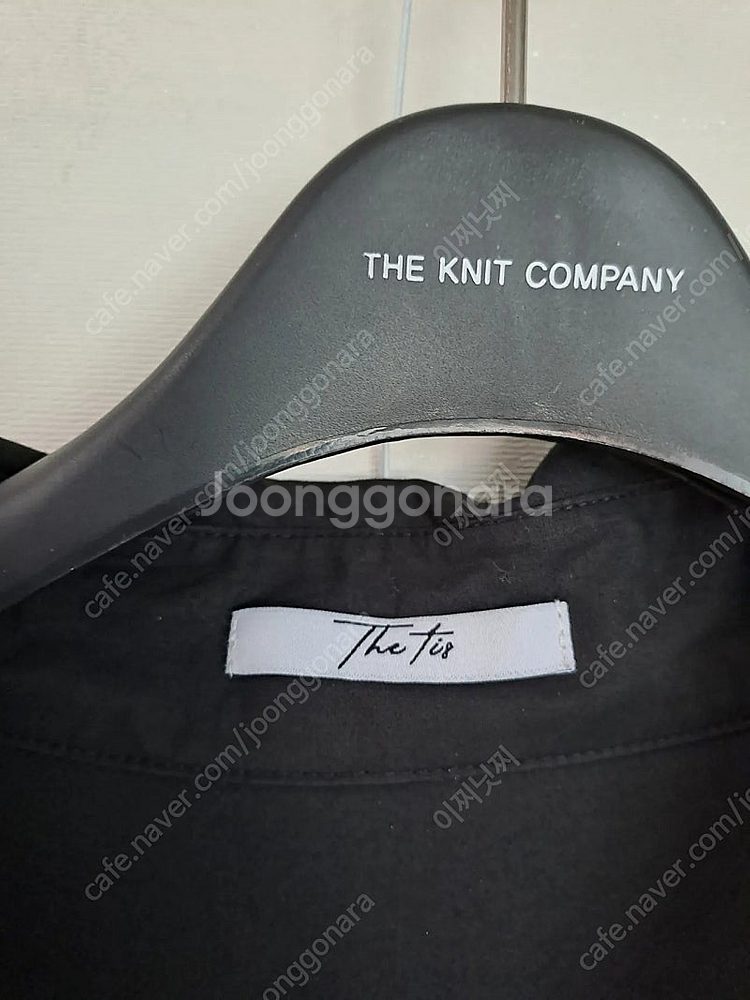 더티스 The tis 여성 블랙셔츠 프리사이즈--1