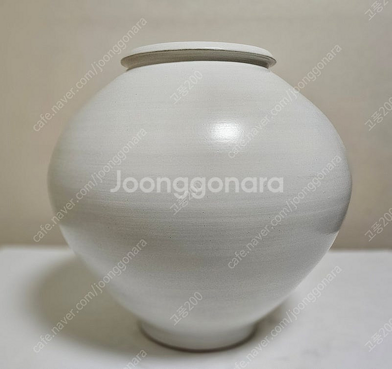 무광 대형 달항아리 2번 (41cm) / 미사용 새상품...--0