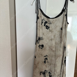 [미사용]플라워 나염 롱원피스