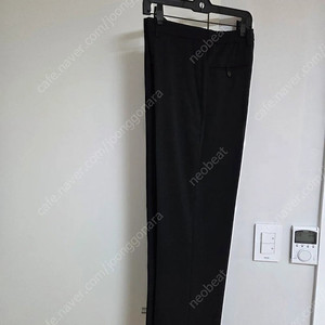 [31] 띠어리 22fw 울 개버딘 슬랙스 블랙