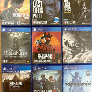 PS4/플스4/PS5/플스5 UFC 2, 3, 진격의 거인, 원피스 버닝 블러드, 레데리2, 철권7, 데스티니2, 쉐도우 오브 워, 일렉스, 배트맨 아캄 나이트, 몬스터 헌터 월드