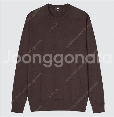 유니클로 UNIQLO 엑스트라화인메리노(EFM) 다크브...--0