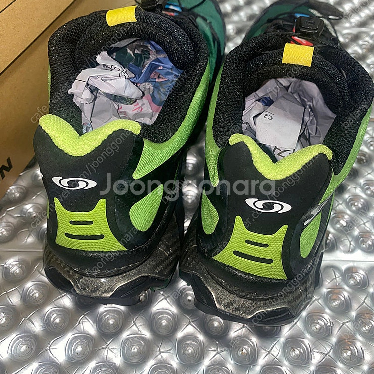 살로몬 XT-4 에덴 브라이트 라임그린 255사이즈--5
