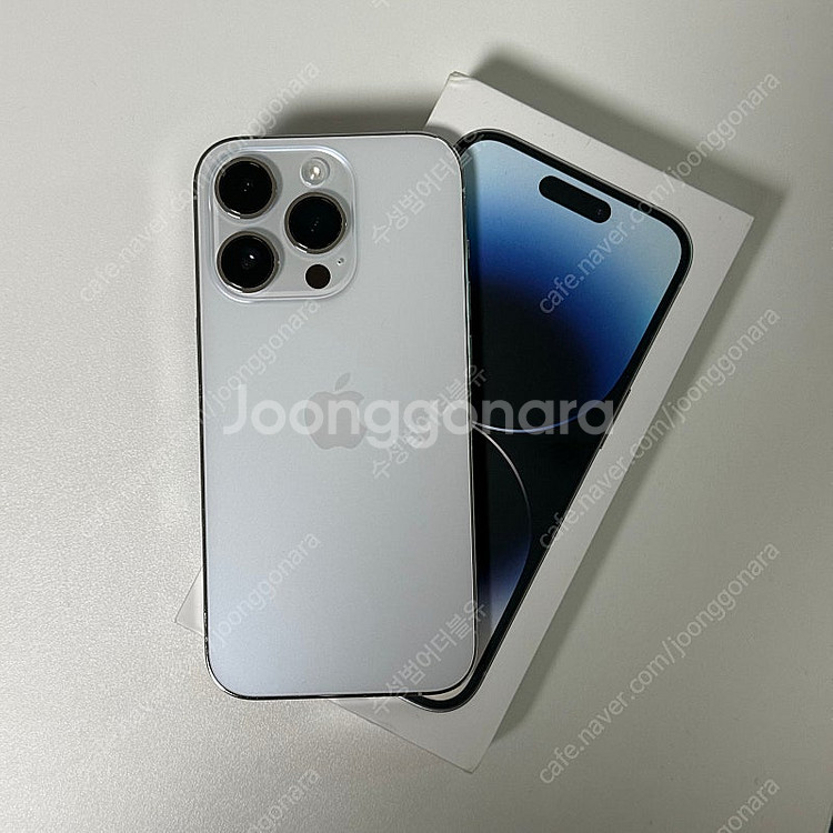 아이폰 14 프로 256GB 미국판 카메라 무음 실버--6