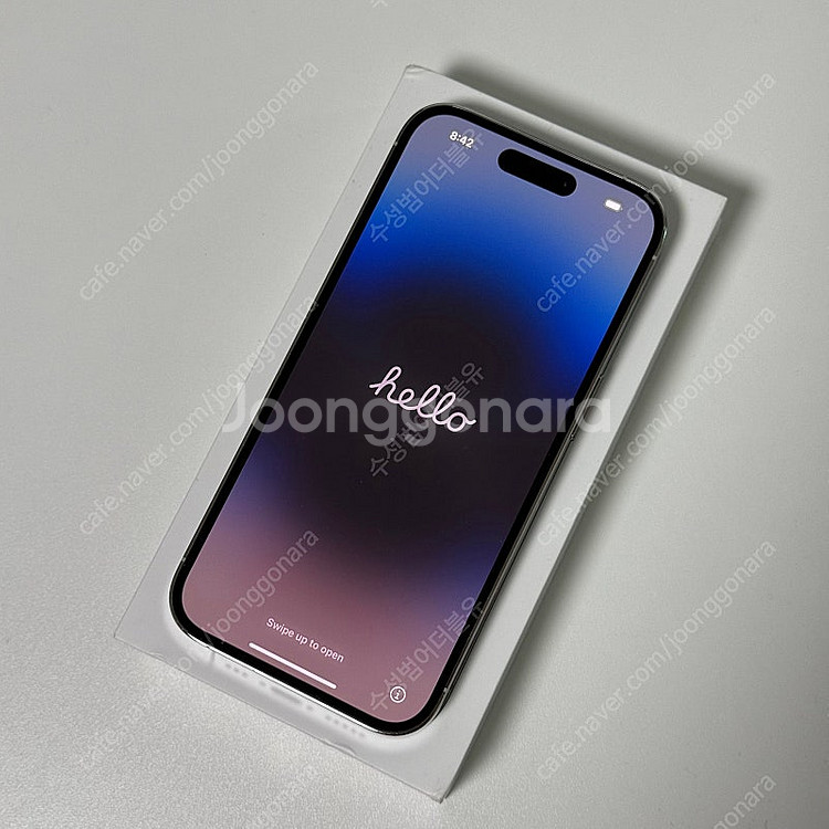 아이폰 14 프로 256GB 미국판 카메라 무음 실버--0