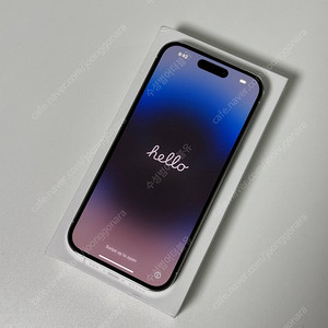 아이폰 14 프로 256GB 미국판 카메라 무음 실버