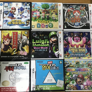 닌텐도 DS/3DS 게임칩,박스(별의커비,포켓몬스터) 팝니다.