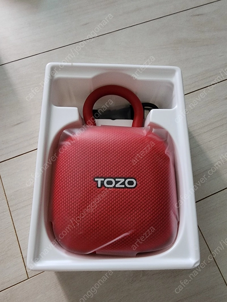 tozo pe1 블루투스스피커 레드 팝니다. 이미지