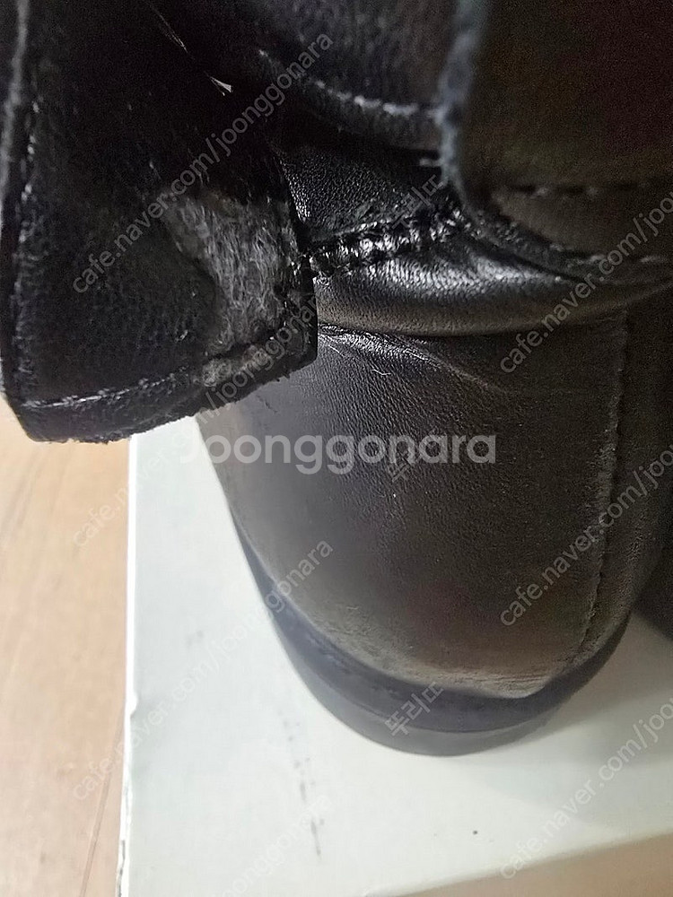 슈콤마보니 소가죽 부츠 250mm--4
