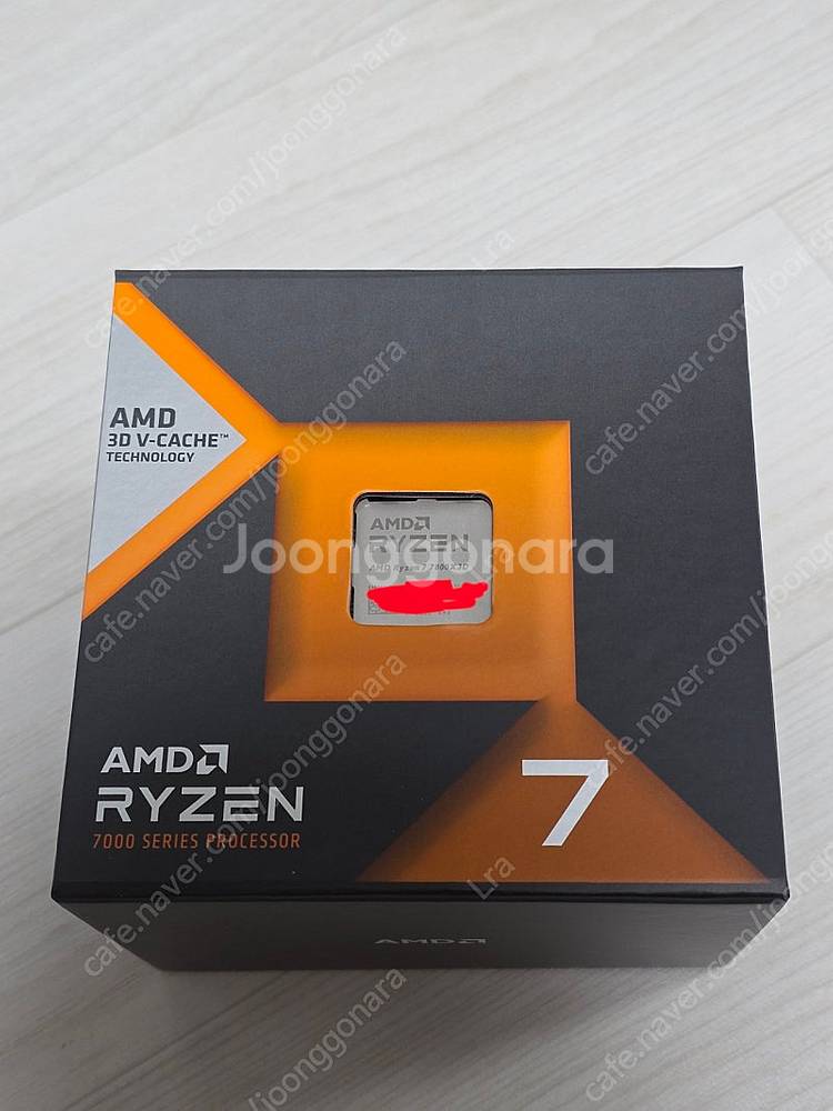 AMD Ryzen 7 7800X3D 정품 팝니다.--0