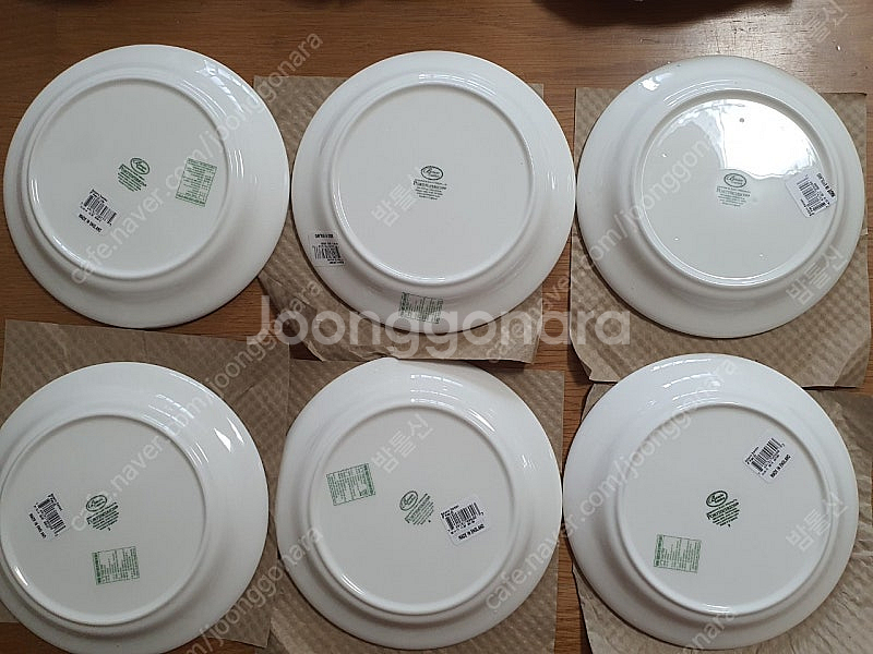 영국 포트메리온 중접시 D형새상품 6개값--2