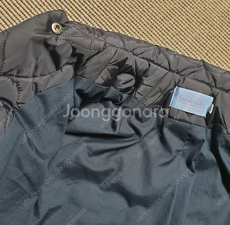 하트누빔 코트 초저 여아용--2