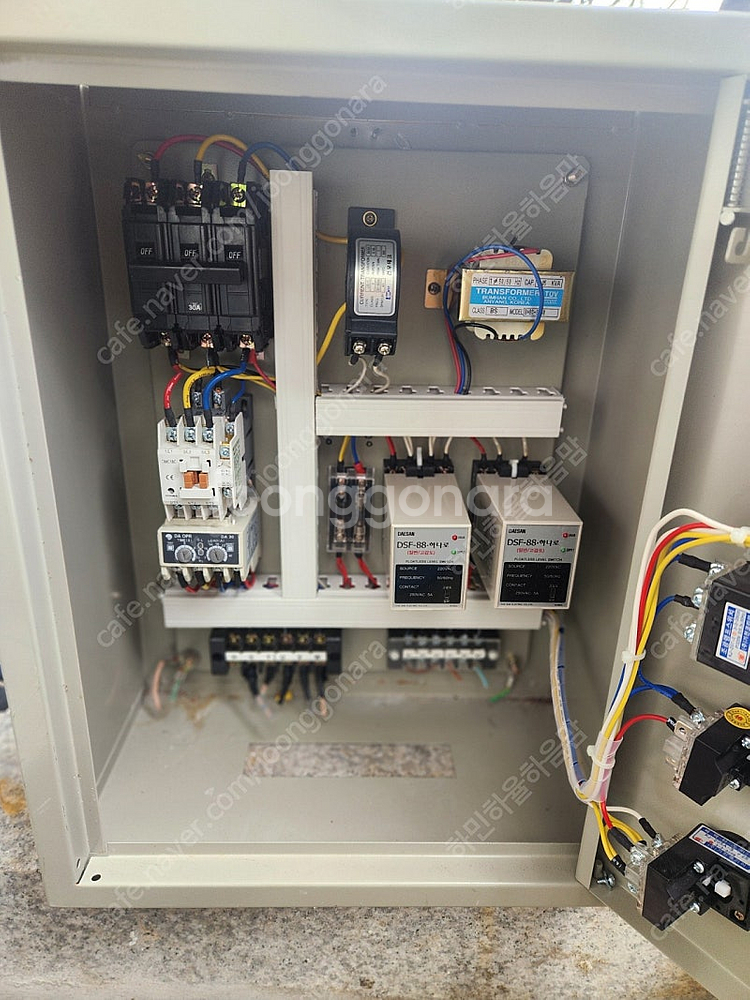 심정용컨트롤판넬 단상2-3마력220V 급배수 심정 펌프컨트롤러 박스 수중펌프 수위조절기--1