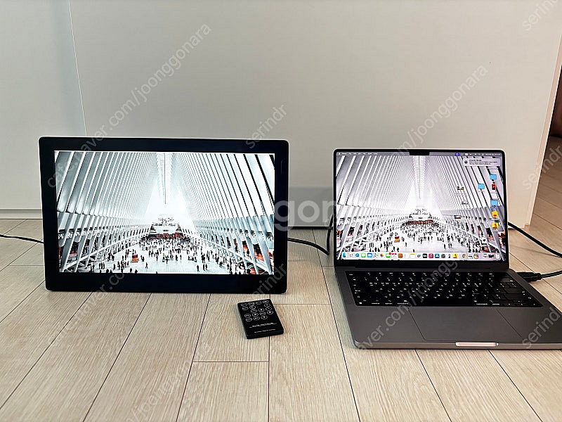 카멜 PF15300IPS 15인치 디지털액자 서브모니터--4