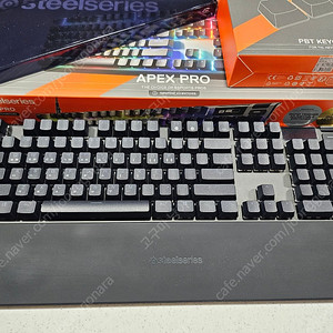 스틸시리즈 Apex Pro Gen 3 키보드 팝니다.