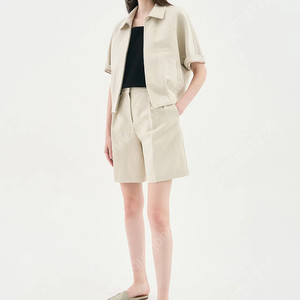 더캐시미어 린넨 반팔재킷 11만!!