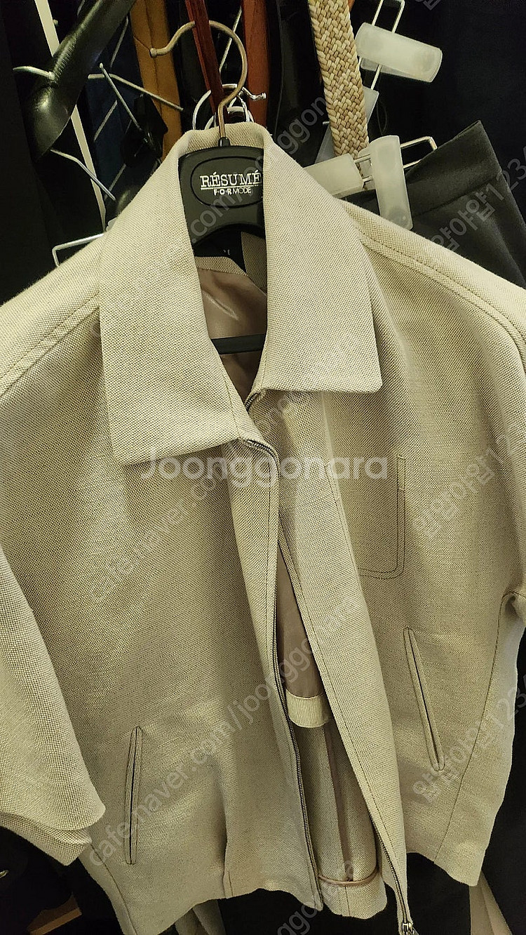 더캐시미어 린넨 반팔재킷 11만!!--4