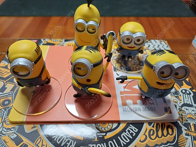 [가격인하] 메디콤토이 미니언즈 5종 피규어 세트팝니다--2