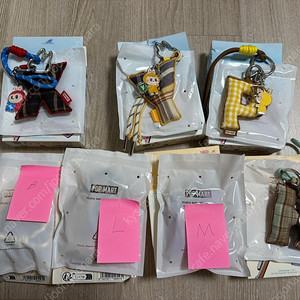 라부부 이니셜 키링 (신제품 내마음속 비밀 번호)