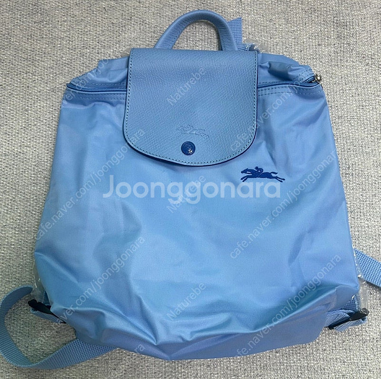 롱샴 르 플리아쥬 클럽 백팩 블루--0