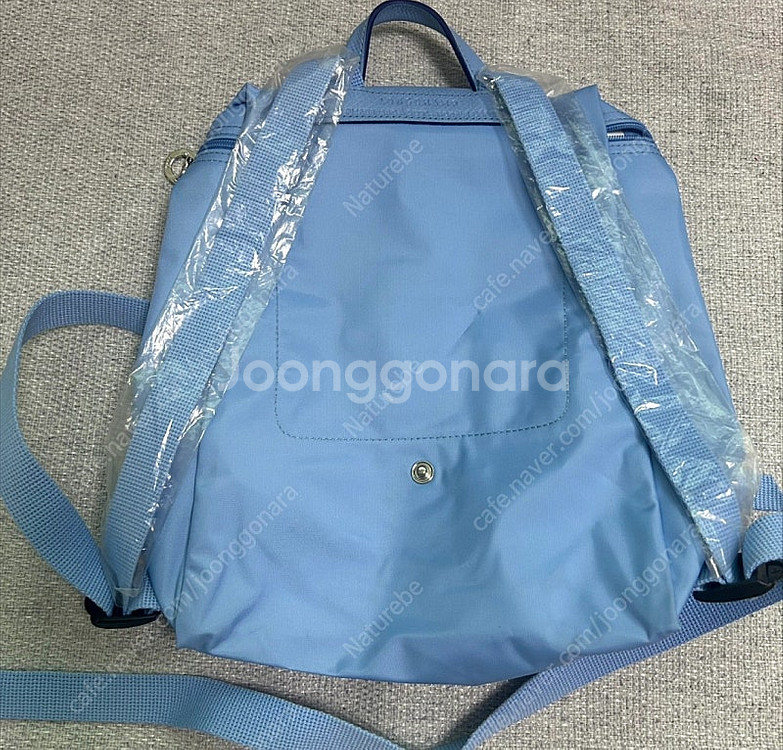 롱샴 르 플리아쥬 클럽 백팩 블루--1