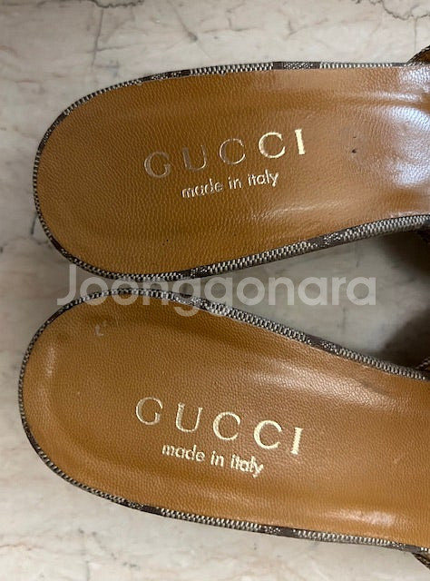 [정품]GUCCI 구찌 GG로고 뮬 슬리퍼--4
