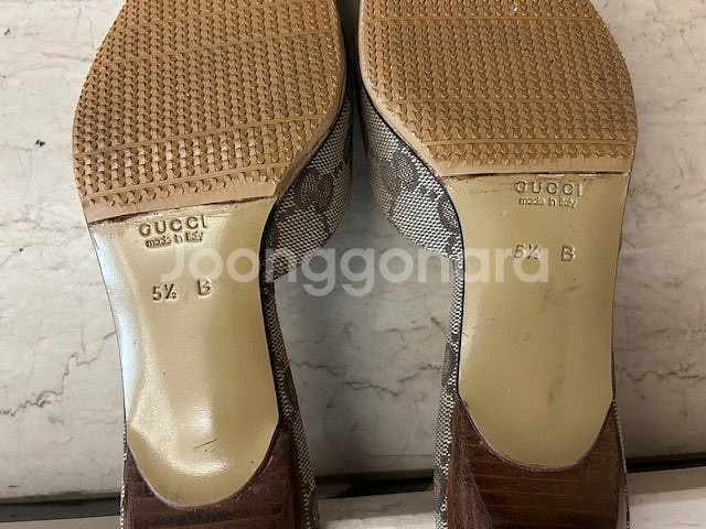 [정품]GUCCI 구찌 GG로고 뮬 슬리퍼--8