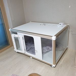 테일로디 강아지 방음부스(+이동바퀴)
