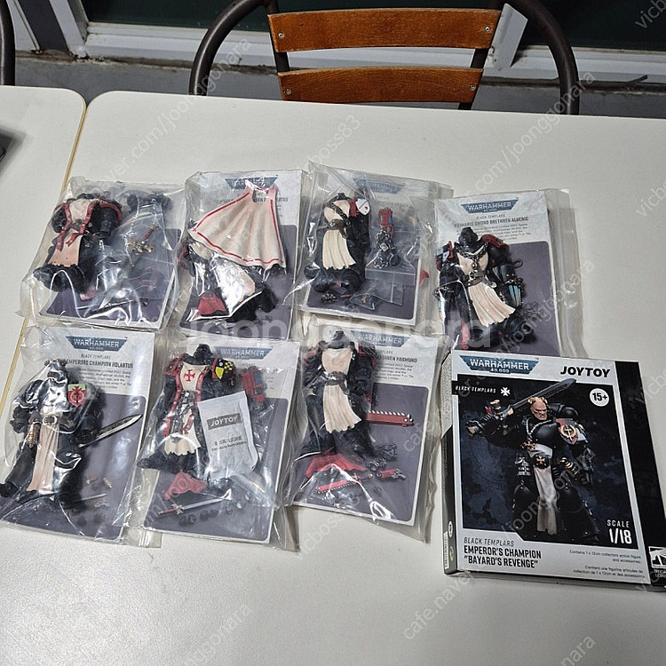 조이토이 워해머 40k 블랙 템플러 8종 + 커스텀헤드--0
