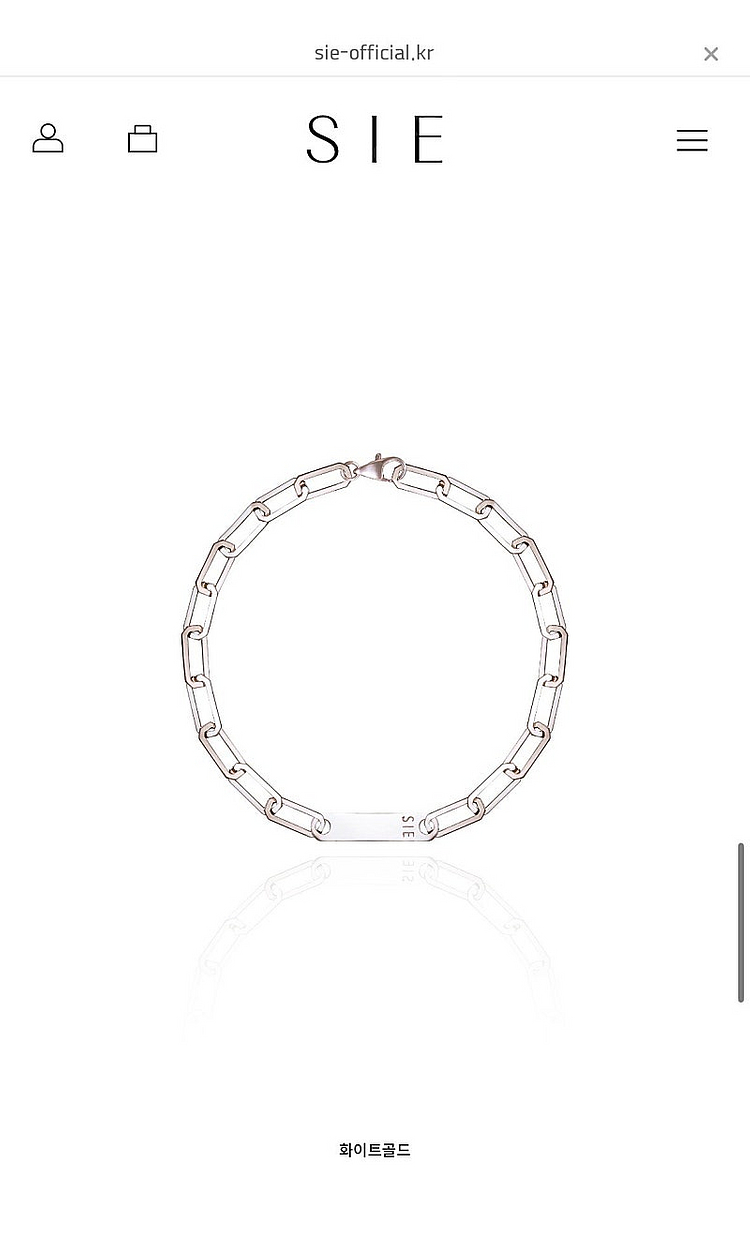 sie 시에 체인 브레이슬릿 14k 팔찌--0