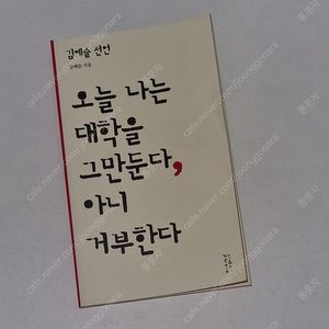 책 <김예슬 선언ㅣ오늘 나는 대학을 그만둔다, 아니 거