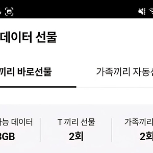 Skt데이터2기가