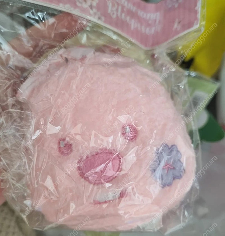 잔망루피 벚꽃 한정판 인형 레어템 파우치키링 이미지