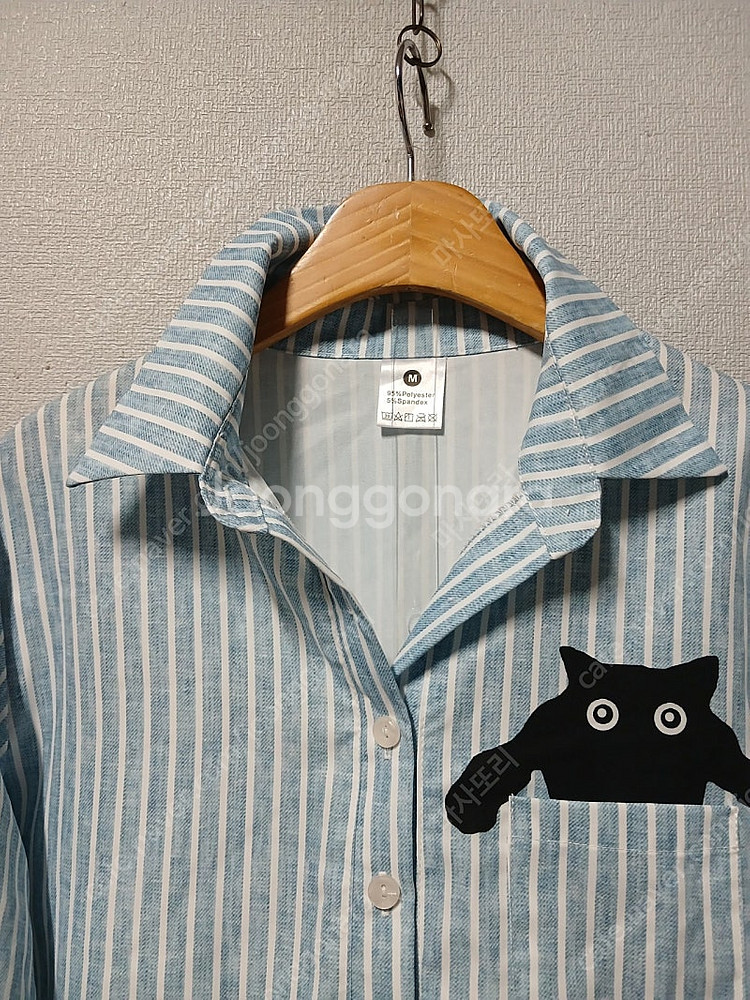 고양이 셔츠.엘렌느.케이수티셔츠--1