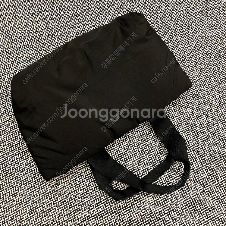 코스 패디드 쇼퍼백 숄더백 패딩백 정품 블랙 중고--4