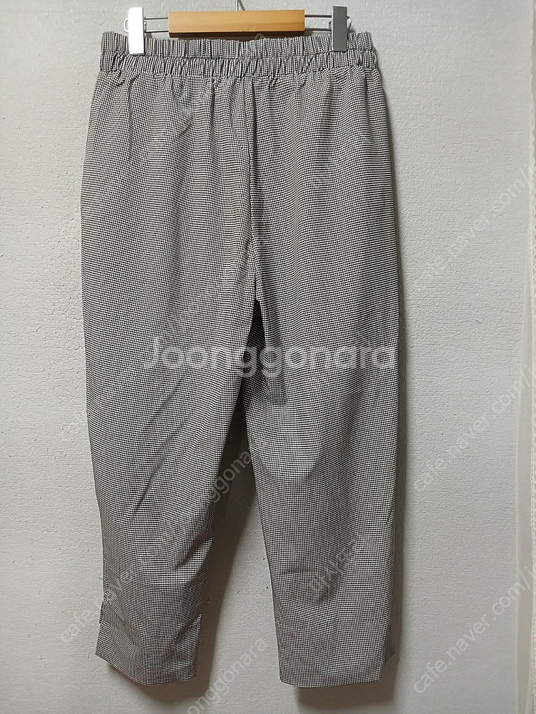 검정색 캉캉 롱 스커트.체크무늬.아이보리 와이드--7