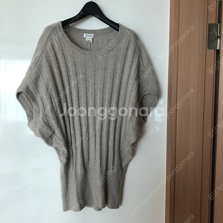 클럽모나코 날다람쥐 오버핏 박시 캐시미어100 럭셔리 니트 출근룩--0