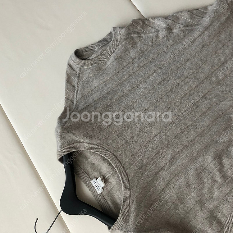 클럽모나코 날다람쥐 오버핏 박시 캐시미어100 럭셔리 니트 출근룩--8