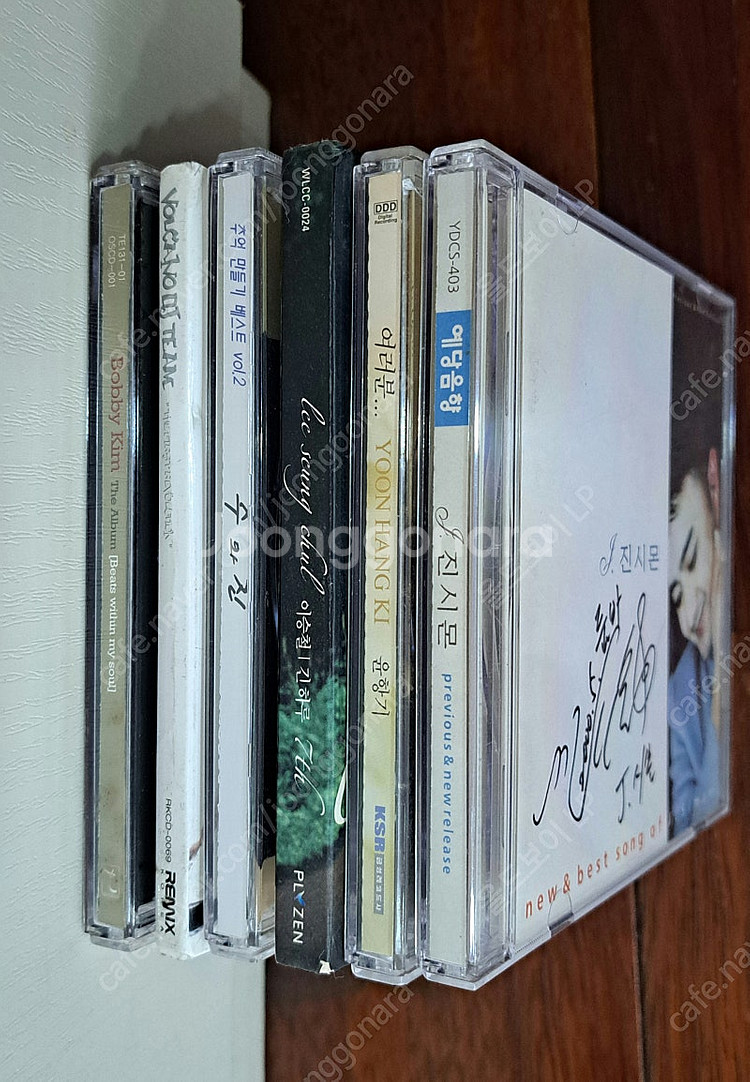 가요 싸인 CD 6장 일괄판매--2