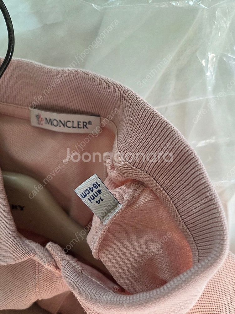 몽클레어키즈 14y 핑크 원피스 여자44 55 가능--6