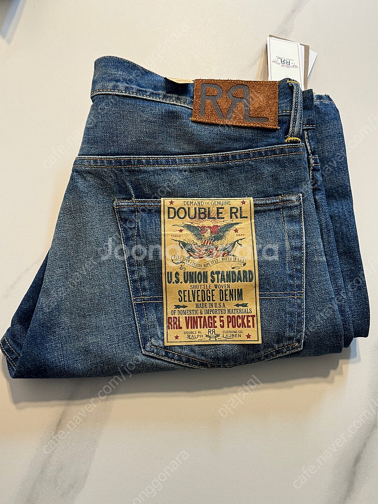 RRL 더블알엘 / 빈티지 파이브포켓핏 그랜드폴스 진 / 33x32--2
