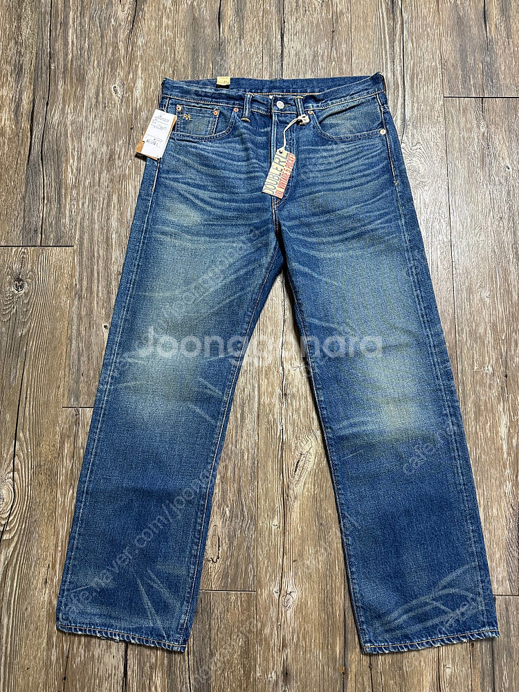 RRL 더블알엘 / 빈티지 파이브포켓핏 그랜드폴스 진 / 33x32--3