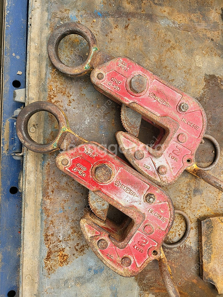 일제 슈퍼 클램프HLC~2HE 안전고리타입2개판매 합니...--0
