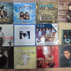 가요 LP. 레코드판 48매