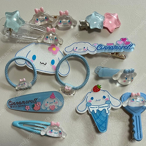 반값택배포함)시나모롤 머리핀 세트