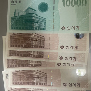 신세계 백화점 상품권 51만원