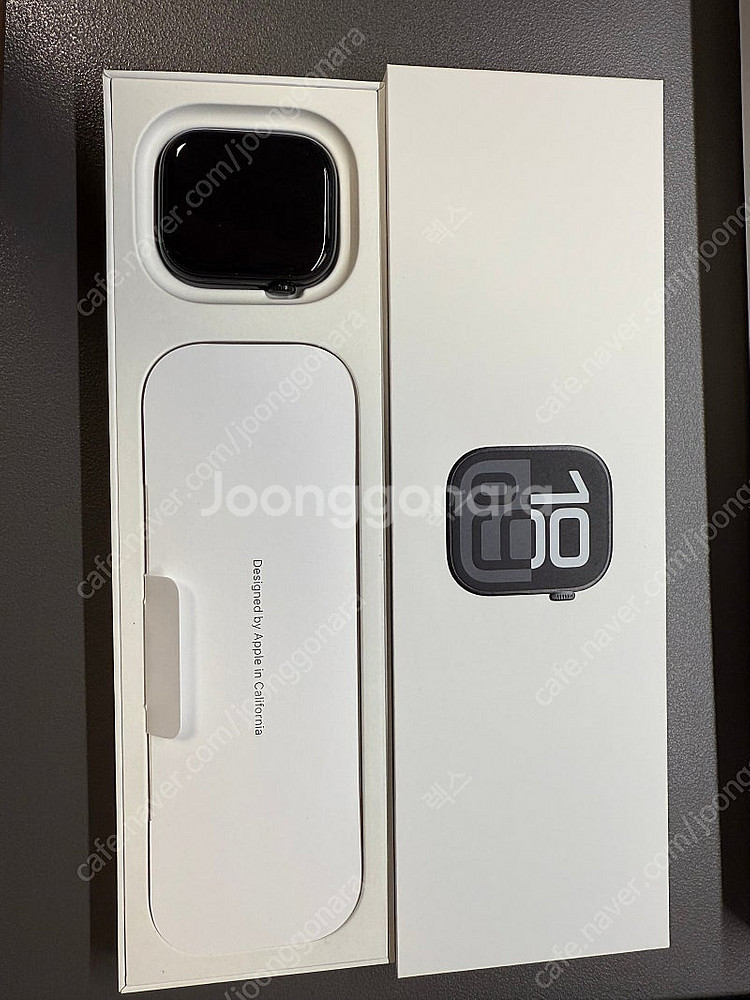 애플워치10 46mm 블랙 효율100% 팝니다.--2