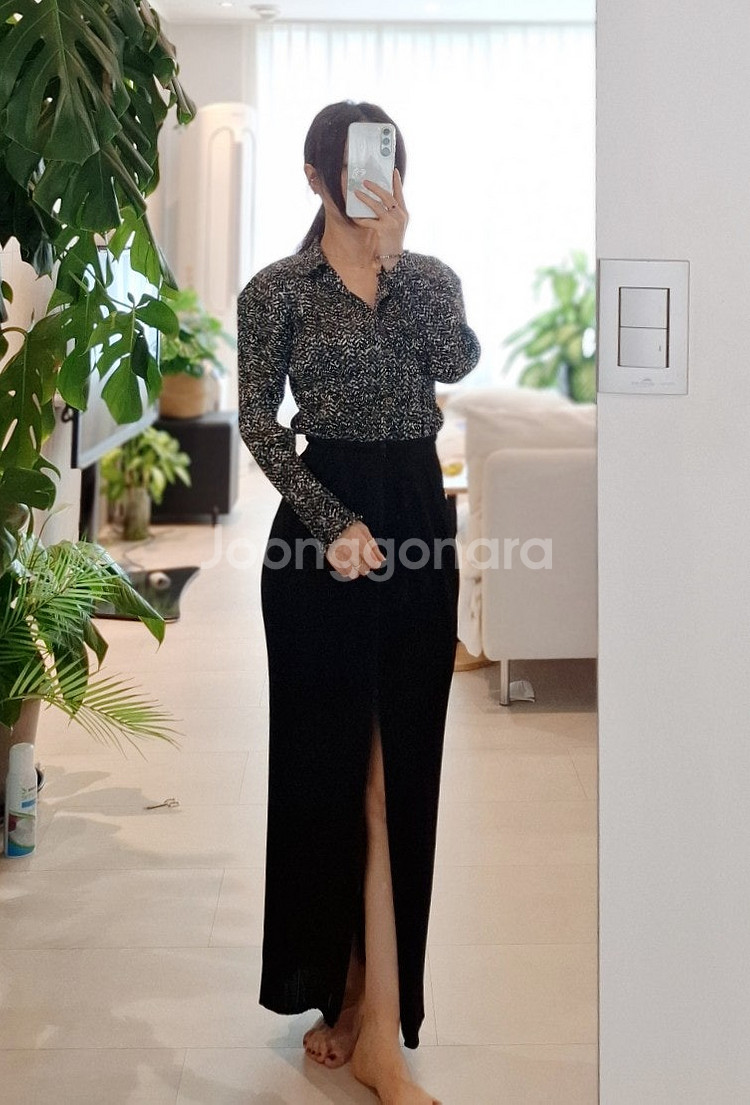 플리츠플리즈 패턴카라 셔츠탑3 이세이미야케--8