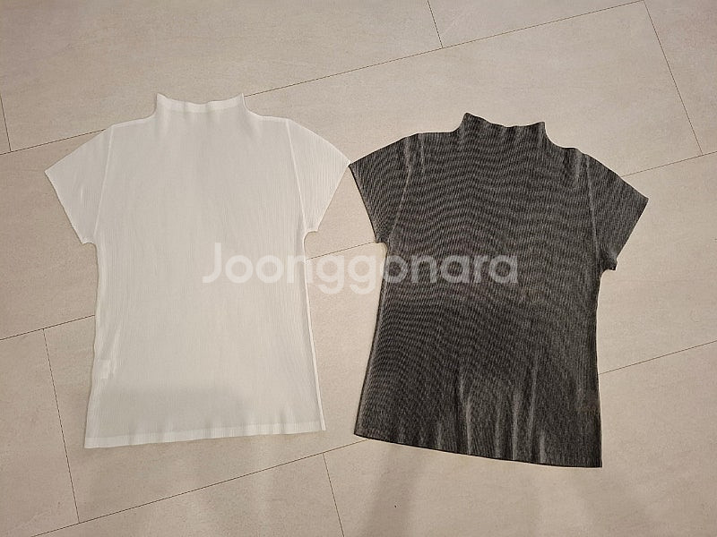 플리츠플리즈 화이트 반목미스트3 이세이미야케--1